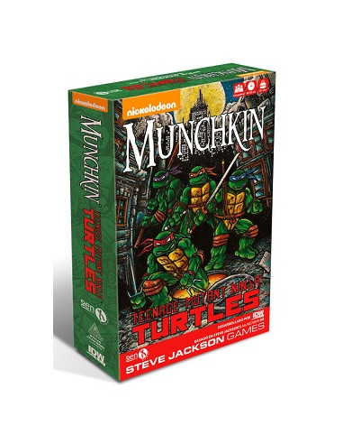 Tortugas Ninja Munchkin  - En el juego de cartas Tortugas Ninja Munchkin, deberemos tomar el rol de una de las tortugas para luc