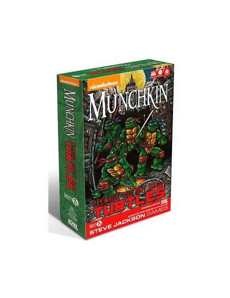 Tortugas Ninja Munchkin  - En el juego de cartas Tortugas Ninja Munchkin, deberemos tomar el rol de una de las tortugas para luc