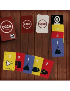 Caca. El juego - Caca: el Juego es un juego de cartas en el que todos tenéis ganas…pero sólo hay un baño. Juega tus cartas trat 2