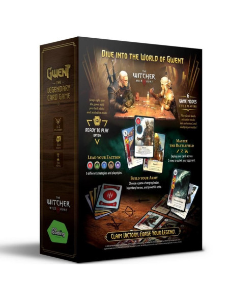 The Witcher: Gwent (Castellano)  - The Witcher: Gwent es un juego de cartas que enfrenta a dos ejércitos sobre el campo de batal