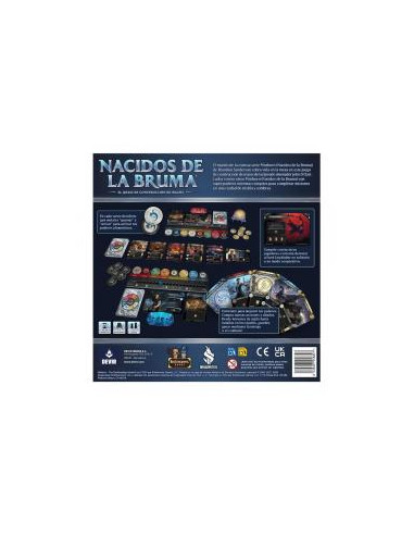 Nacidos De La Bruma  - El Cosmere de Brandon Sanderson salta de los libros a las mesas con Nacidos de la bruma, el juego de cons