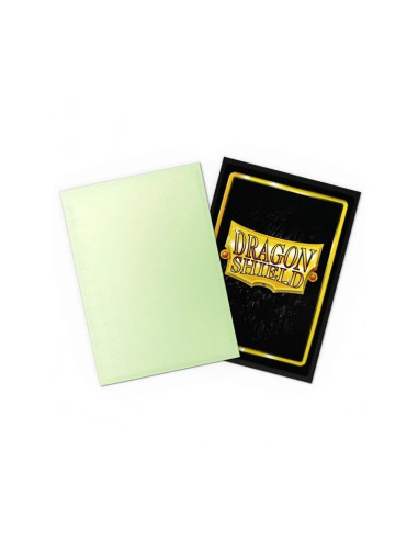 Dragon Shield Standard Size Sleeves (63x88mm) - Gooseberry Dual Mate (100)  - Compatible with Magic The Gathering, Pokémon TCG, 