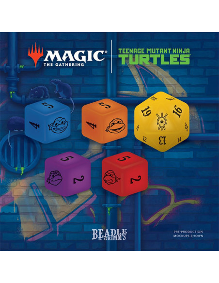 RESERVA MTG - Teenage Mutant Ninja Turtles: Dice and Token Pack (Inglés)  - Este producto es una RESERVA, y se servirá en la fec