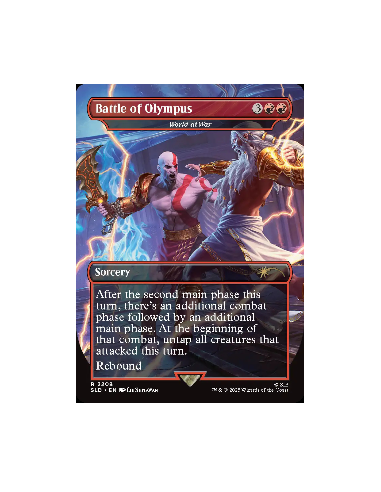 RESERVA MTG - Secret Lair Playstation x God of War: Greek (Inglés)  - Este producto es una RESERVA, y se servirá en la fecha de 