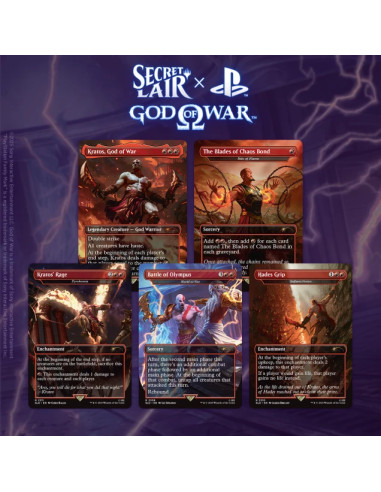 PREORDER MTG - Secret Lair Playstation x Horizon: God of War: Greek (English)  - This item is a PREORDER. It will be shipped on 