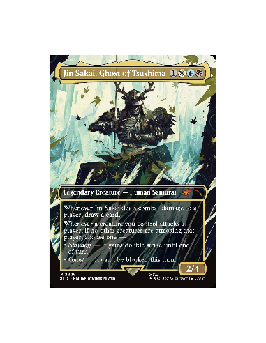 RESERVA MTG - Secret Lair Playstation x Ghost of Tsushima (Inglés)  - Este producto es una RESERVA, y se servirá en la fecha de 