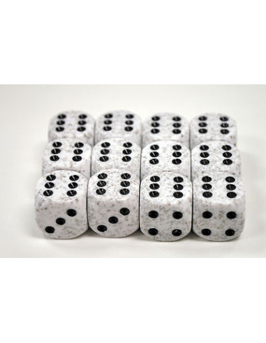 Set 36 Dados Arctic Camo. D6 Chessex  - Set 36 Dados Arctic Camo. D6