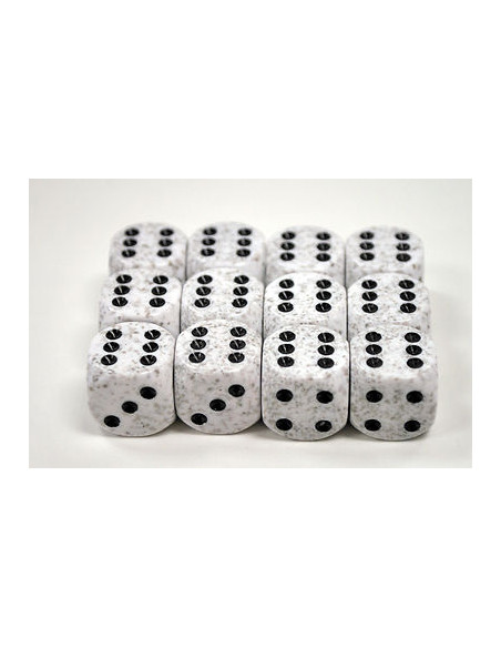 Set 36 Dice Arctic Camo. D6  - Set 36 Dice Arctic Camo. D6