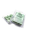 Set 10 Dados Opaque Green/Black Chessex  - Set 10 Dados Opaque Green/Black