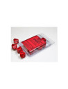 Set 10 Dice Opaque Red/Blak  - Set 10 Dice Opaque Red/Blak