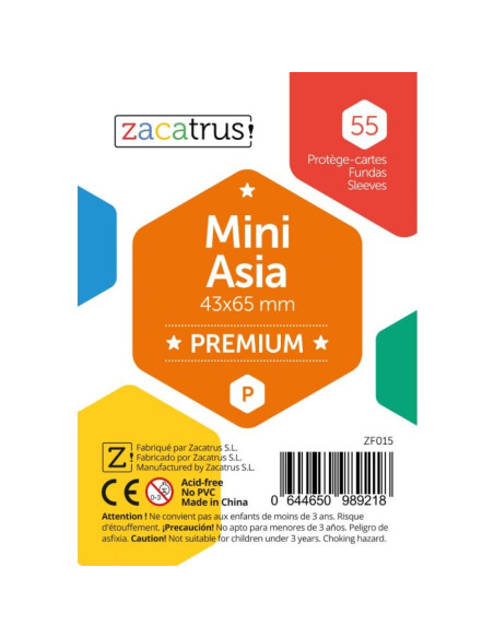 Fundas Zacatrus Mini Asia Premium (43x65mm) (55)  - 