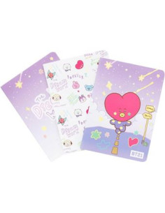 Pack 3 cuadernos A6 BT21 - The Journey Tata -