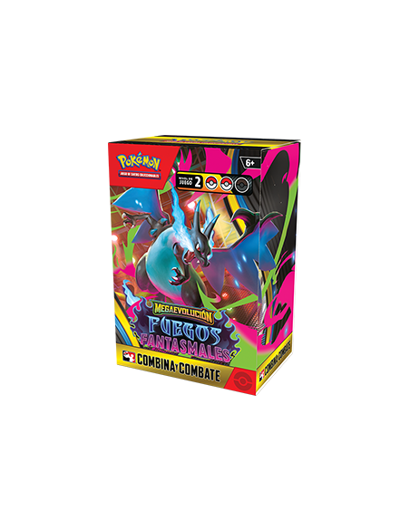 Mega Evolution. Phantom Fires Combine and Battle Pack (Spanish)  - Expand your collection with this bundle of six Pokémon TCG Me