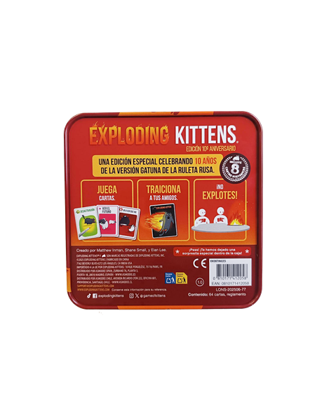 Exploding Kittens Edición 10º Aniversario
