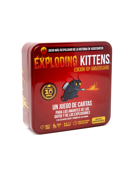 Exploding Kittens Edición 10º Aniversario