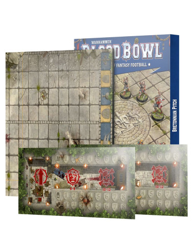 Blood Bowl: Bretonnian Team Pitch & Dugouts