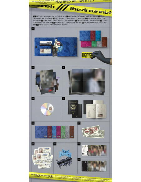 ENHYPEN - [THE SIN : VANISH] 7th Mini Album FUGITIVES