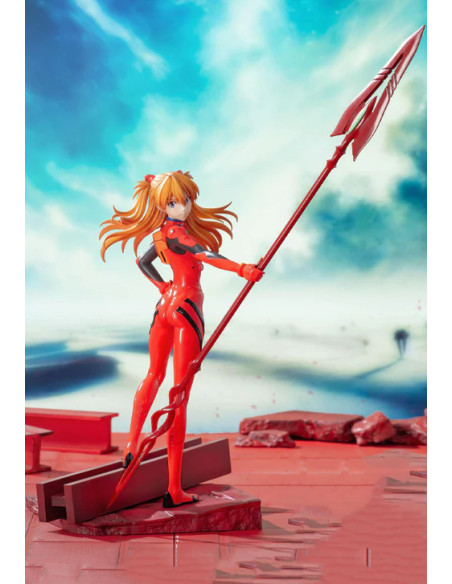 Figura Asuka Shikinami Langley. Spear Of Longinus. Evangelion 3.0+1.0 Thrice Upon A Time. Luminasta