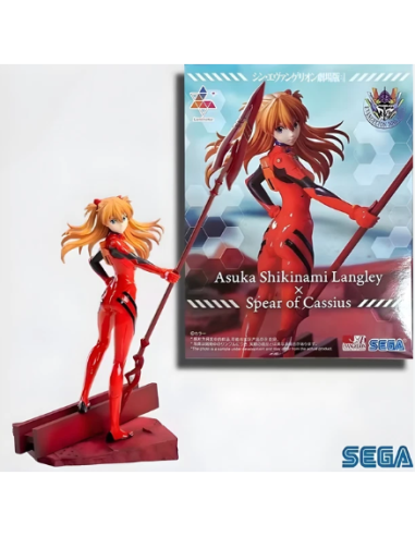 Figura Asuka Shikinami Langley. Spear Of Longinus. Evangelion 3.0+1.0 Thrice Upon A Time. Luminasta