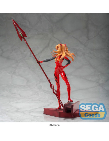 Figura Asuka Shikinami Langley. Spear Of Longinus. Evangelion 3.0+1.0 Thrice Upon A Time. Luminasta