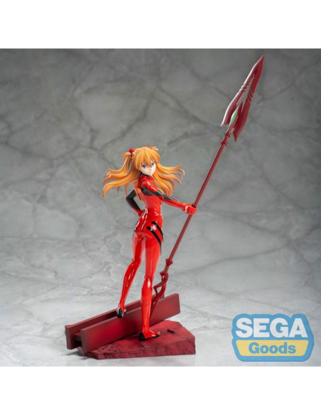 Figura Asuka Shikinami Langley. Spear Of Longinus. Evangelion 3.0+1.0 Thrice Upon A Time. Luminasta