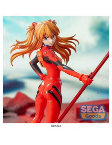 Figura Asuka Shikinami Langley. Spear Of Longinus. Evangelion 3.0+1.0 Thrice Upon A Time. Luminasta