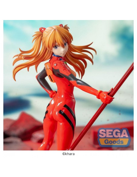 Figura Asuka Shikinami Langley. Spear Of Longinus. Evangelion 3.0+1.0 Thrice Upon A Time. Luminasta