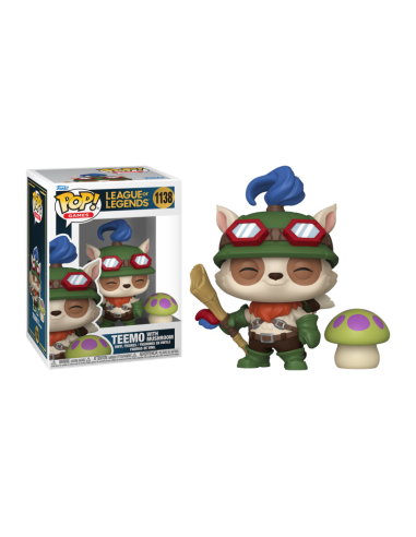 Funko Pop Teemo Whit Mushroom. League Of Legends