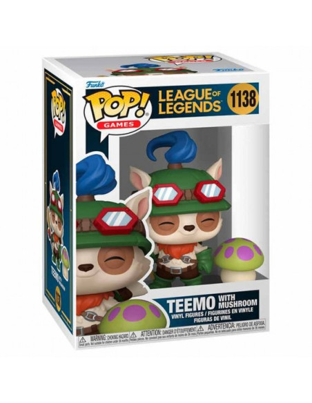 Funko Pop Teemo Whit Mushroom. League Of Legends
