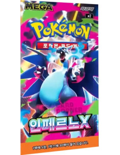 Pokemon Inferno X: Caja de sobres (30) Coreano (Megaevolución 2) 2