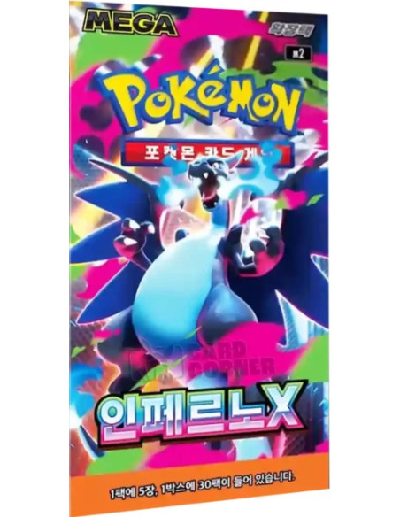 Pokemon Inferno X: Caja de sobres (30) Coreano (Megaevolución 2)