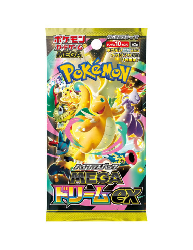 Pokemon Mega Dream EX Japanese Booster Pack (10 cards)
