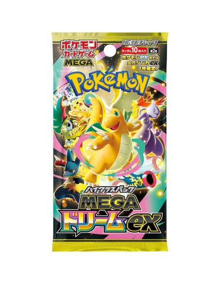 Pokemon Mega Dream EX Japanese Booster Pack (10 cards)