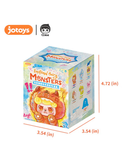 Q.Kid Emotional Hairy Monsters Series Blind Box