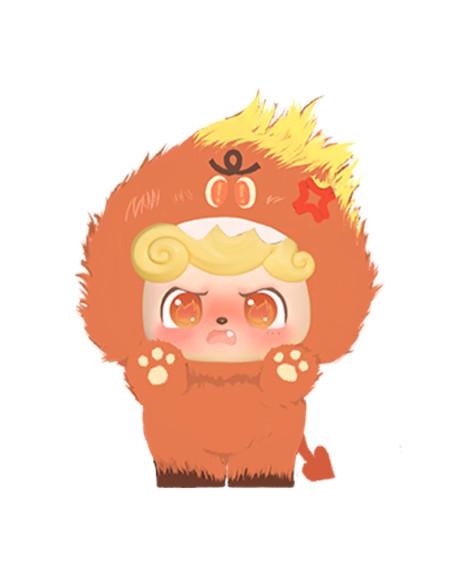 Q.Kid Emotional Hairy Monsters Series Blind Box