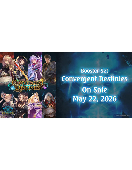 RESERVA Shadowverse Evolve - Convergent Destinies BP17: Caja de Sobres (12) Inglés