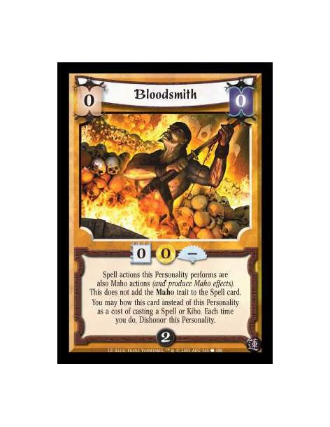 Bloodsmith  - Spell actions this Personality performs are also Maho actions (and produce Maho effects). This does not add the Ma