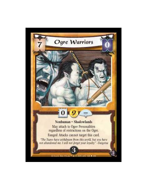Ogre Warriors  - Nonhuman · Shadowlands. May attach to Ogre Personalities regardless of restrictions on the Ogre. Ranged Attacks