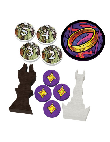 The Two Towers: The Trick-Taking Game (Spanish)