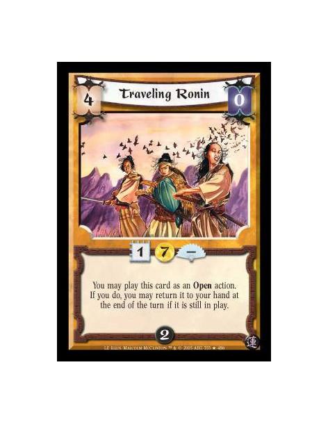 Traveling Ronin  - You may play this card as an Open action. If you do, you may return it to your hand at the end of the turn if