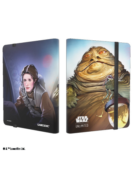 PREORDER Star Wars Unlimited - A Lawless Time: Leia Organa / Jabba the Hutt 18-Pocket Album