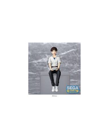 Figura Shinji Ikari Perching. New Theatrical Edition.Evangelion. Sega