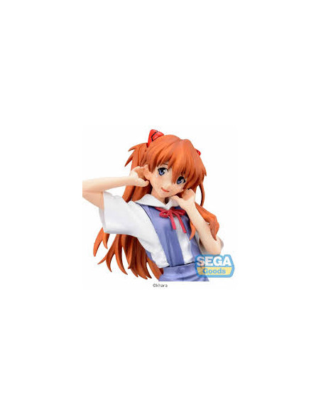 Figura. Asuka Uniform Neon Genesis Evangelion XStellar. Sega