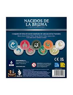 Nacidos de la Bruma: Fichas Metálicas 2