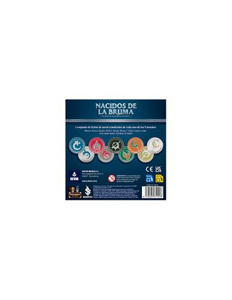 Nacidos de la Bruma: Fichas Metálicas