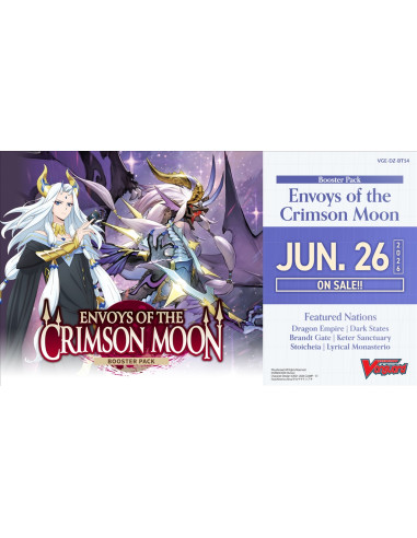 PREORDER Cardfight! Vanguard - Envoys of the Crimson Moon DZ-BT14: Booster Box (16)