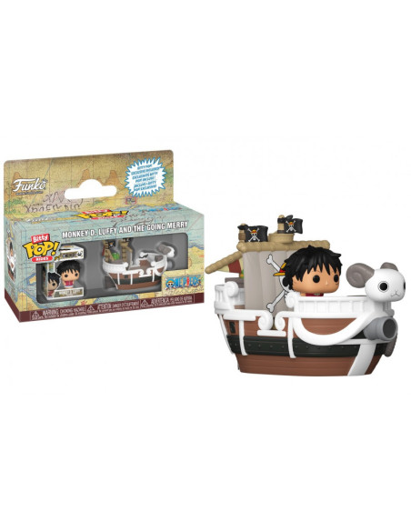 Funko Bitty Pop Rides. Luffy y Going Merry. One Piece