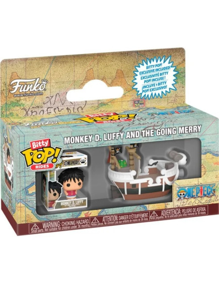 Funko Bitty Pop Rides. Luffy and Going Merry. One Piece