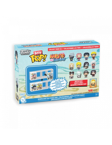 Funko Bitty Pop! Pack 4 Figuras Naruto Shippuden Series 4