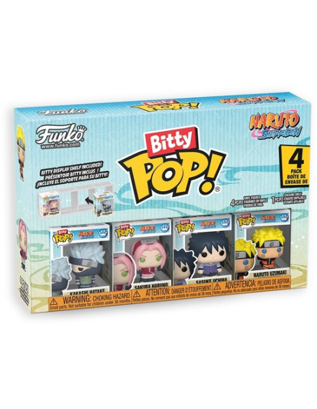 Funko Bitty Pop! Pack 4 Figuras Naruto Shippuden Series 4